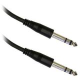 1/4 inch Stereo Audio Patch Cable, 1/4 Male, 10 foot