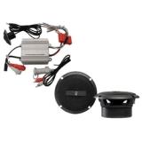Tractor Tunes Golf Cart MP3 Kit With 2 Channel Waterproof MP3 Marine Power Amplifier With Dash Mount