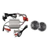 Tractor Tunes Golf Cart MP3 Audio System Kit With Coaxial Polk Speakers And 100 Watt Amp - Golf Cart